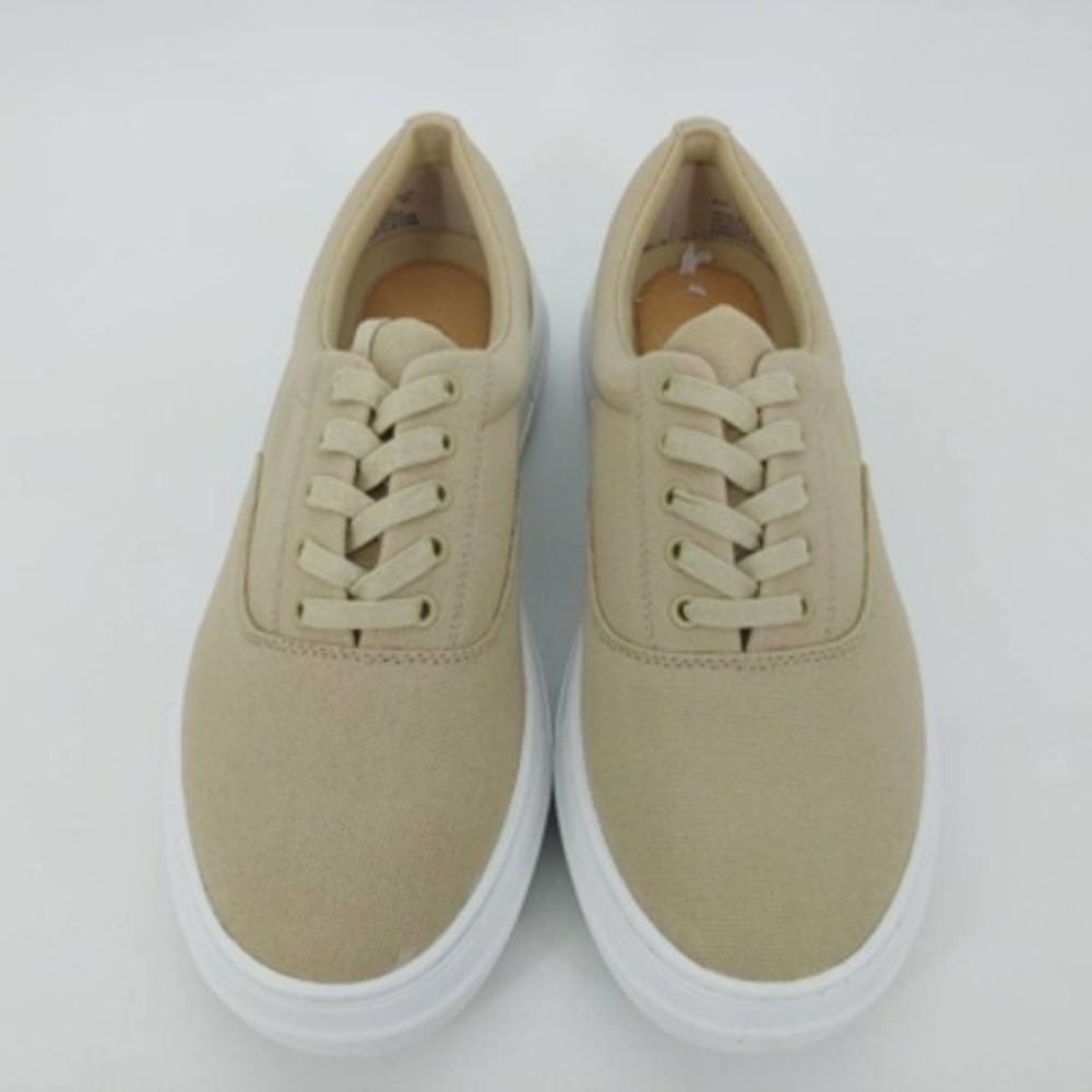 206 Collective Shoes Mens Mark Beige 10.5 Fashion Sneakers Walking Preppy